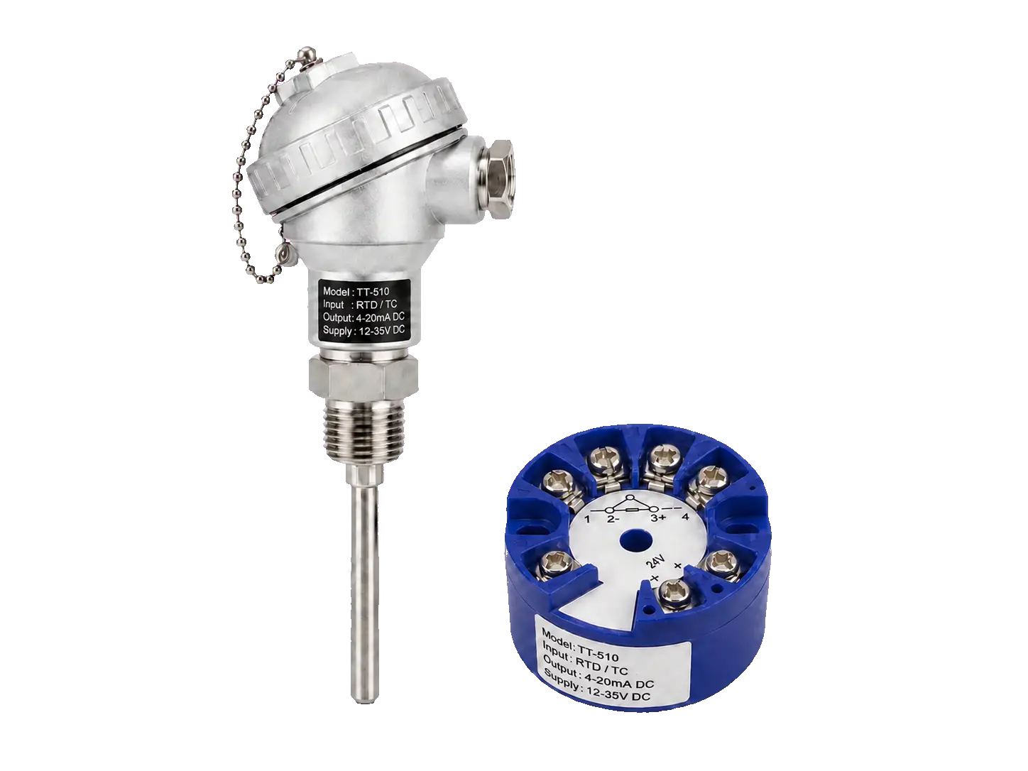 Head Mounted Temperature Transmitter
