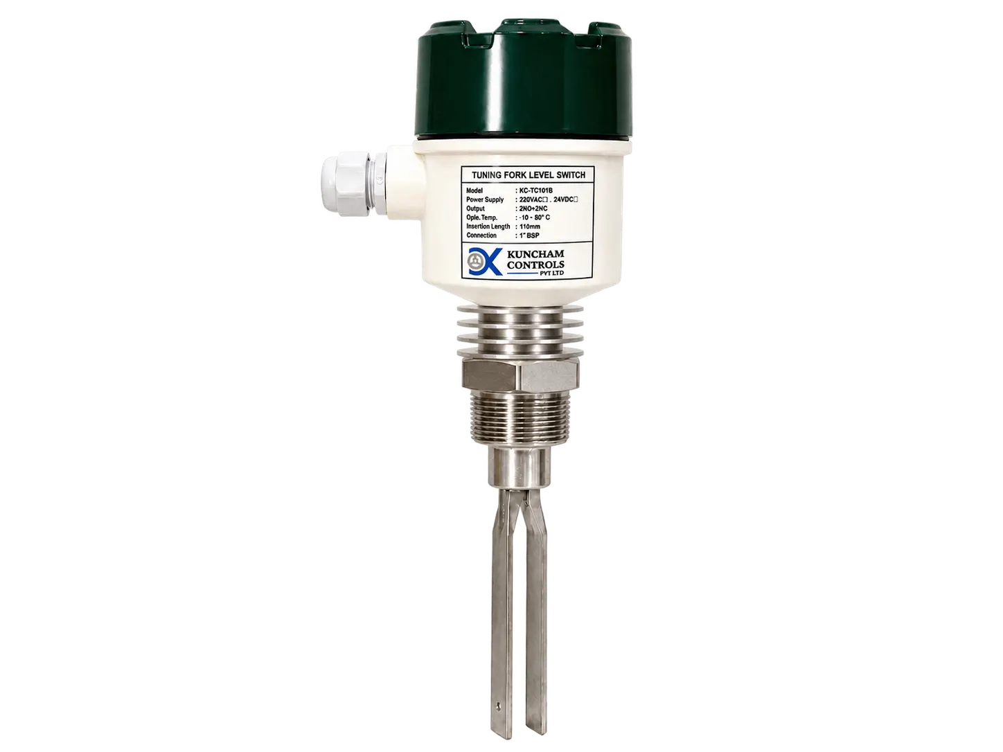 Tuning Fork Level Switch with cooling fin
