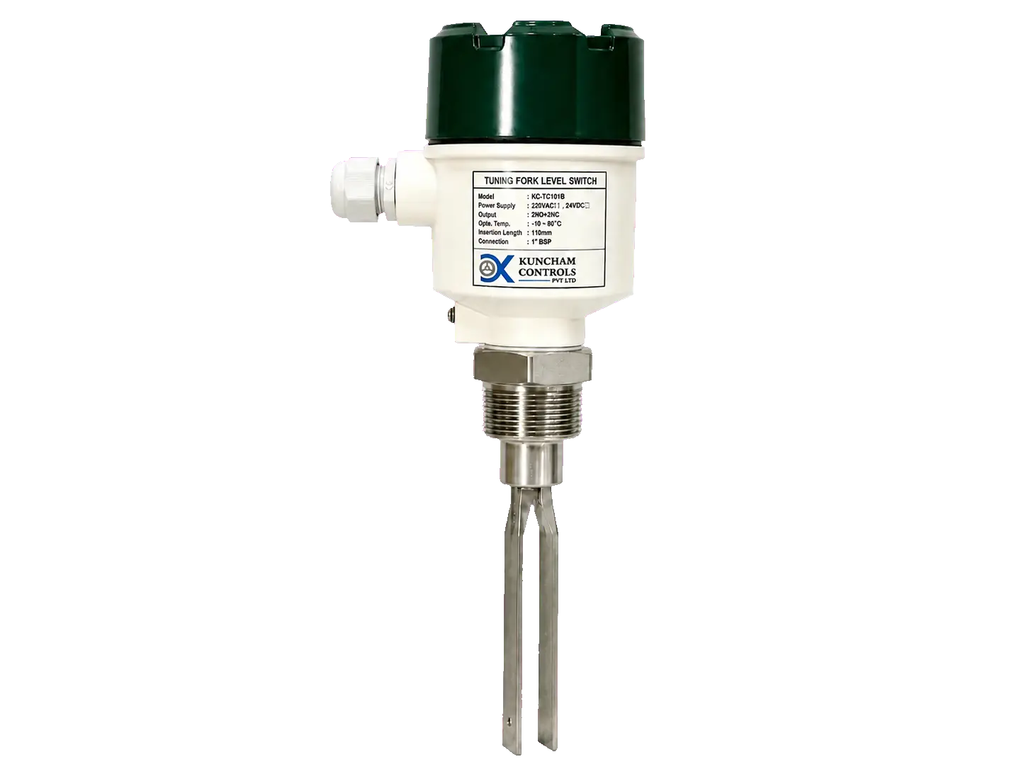 Tuning Fork Level Switch, standard end